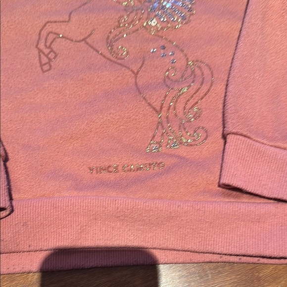 Vince Camuto Pink Sweater with Unicorn Graphic - Picture 4 of 12